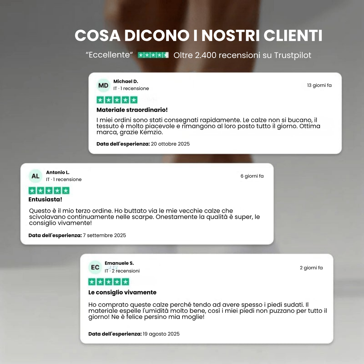 Calzini in bambù Kemzio - Comfort eccezionale senza pressione